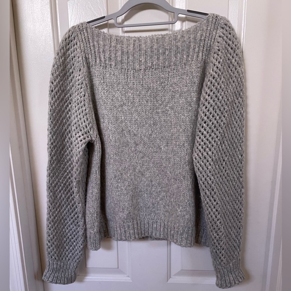LoveShackFancy Rosie Pullover Sweater in Grey L - Picture 6 of 9